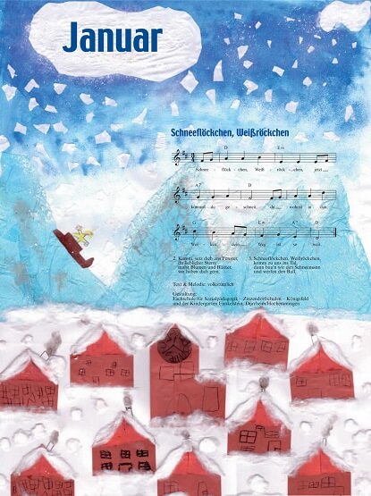 Liederkalender Klasse 0/1 Monatslied Januar