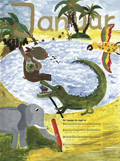 Liederkalender Klasse 4 5 Monatslied Januar Liederkalender Klasse 4 5 Monatslied Januar